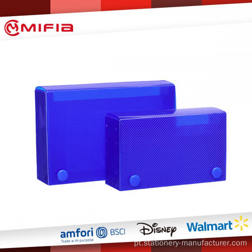 PP Index Card Holder Index Card Case com textura diagonal